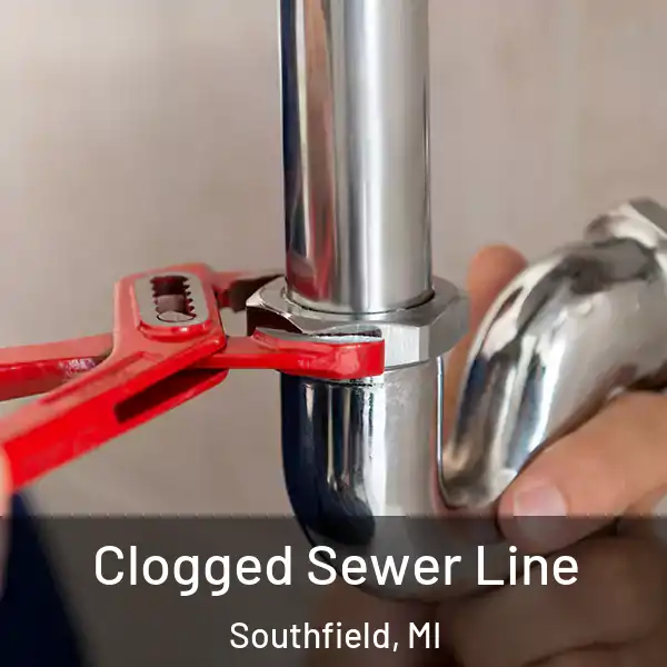  Clogged Sewer Line Southfield, MI